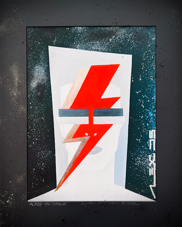 *NEW* ALADD-IN-SPACE / Original Mixed Media by Alex Di Silvestro
