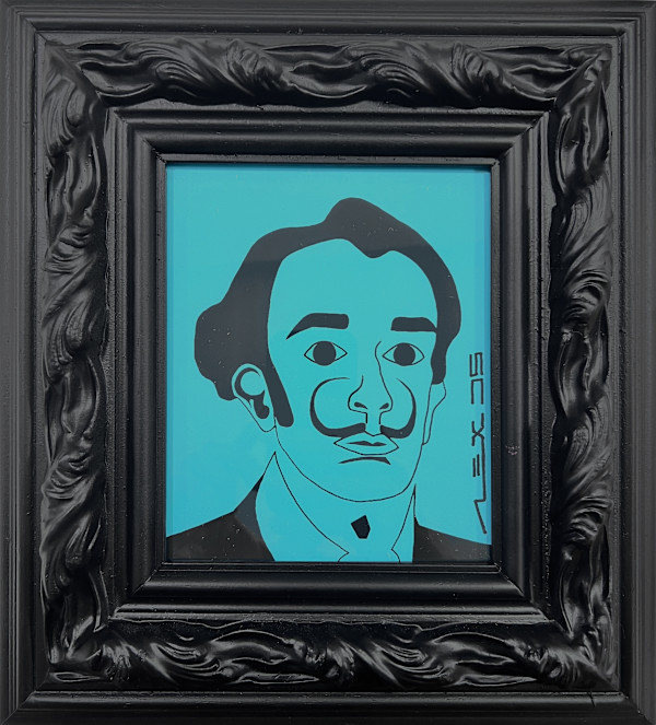 VINTAGE DALI / Petrol Blue by Alex Di Silvestro