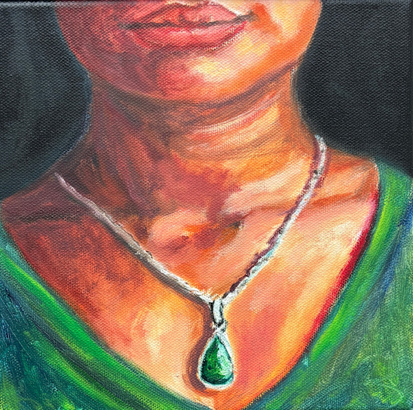 Jade Stone Pendant by Jay Golding