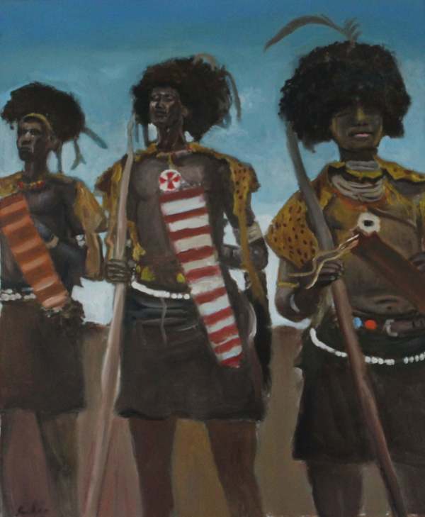 Turkana Men Study by Jay Golding