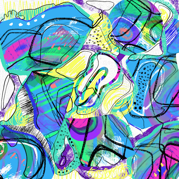 Almost There Pixels1 by Rosaria Bazan-Pepe