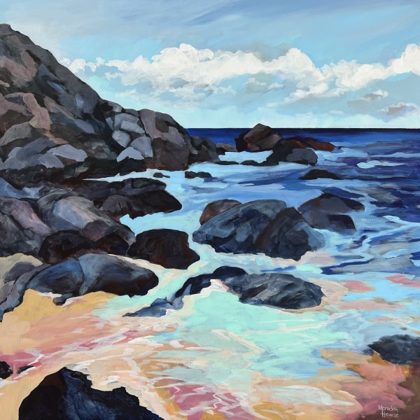 Boomerang Beach by Meredith Howse Art