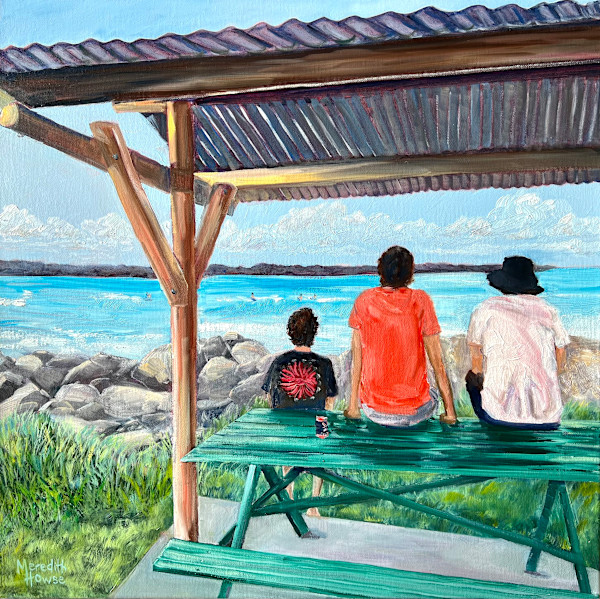 Kingscliff Surf by Meredith Howse Art