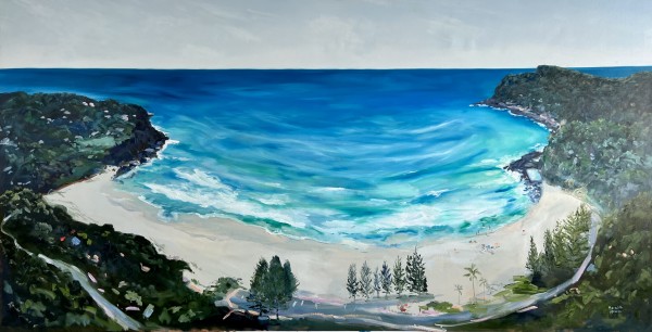 Commission - Whale Beach by Meredith Howse Art