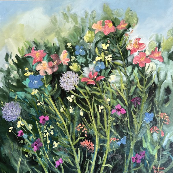 A Garden's Tapestry by Meredith Howse Art