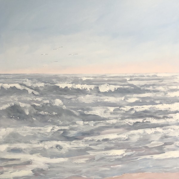 Commission - Great White Ocean 2 by Meredith Howse Art