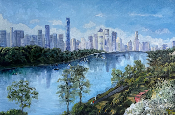 Brisbane Retrospect by Meredith Howse Art
