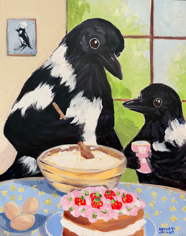 Cake with Mum by Meredith Howse Art, Image 1.