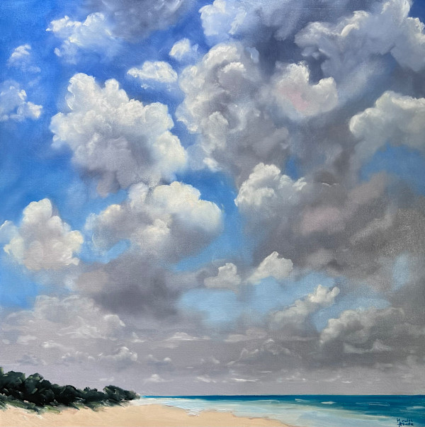Cloudscape Bribie by Meredith Howse Art