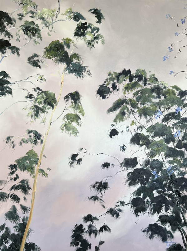 Illumination of Gum tree and Jacaranda by Meredith Howse Art