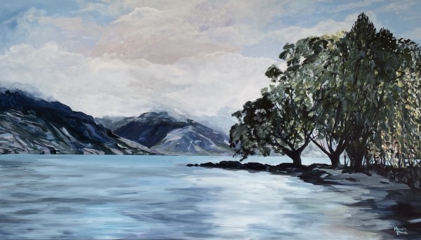 Wakatipu Lake, Queenstown by Meredith Howse Art