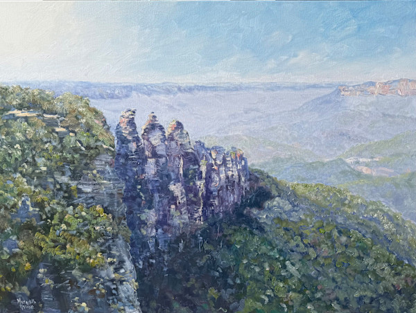 Blue Mountains - Three Sisters by Meredith Howse Art