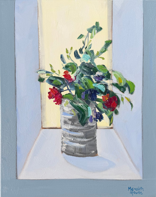 Windowsill in Cornwall by Meredith Howse Art, Image 1.