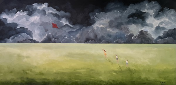 Hold the Kite by Meredith Howse Art