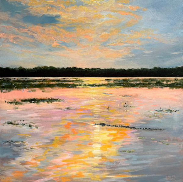 Kakadu Crocodile Sunset by Meredith Howse Art