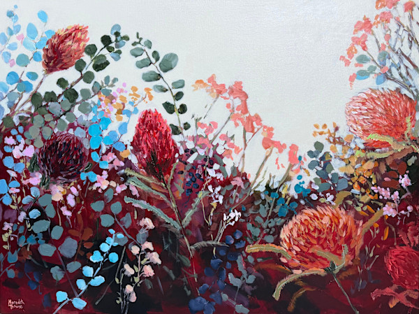 Waratah Vintage by Meredith Howse Art, Image 1.