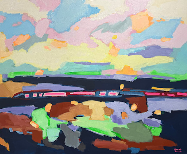 Bullet Train Haste by Meredith Howse Art, Image 1.