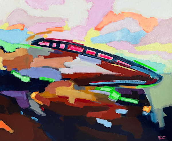 Bullet Train Blast by Meredith Howse Art, Image 1.