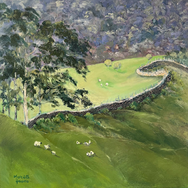 Sheep at Hartsop by Meredith Howse Art