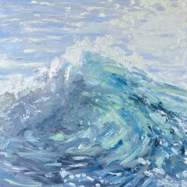 Shimmering Surge - The Wave 5 by Meredith Howse Art