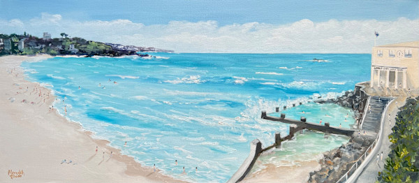 Coogee  Beach Vintage by Meredith Howse Art