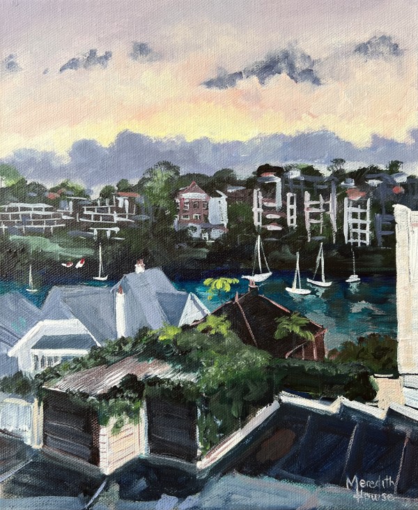 Commission - Morning Light at Kurraba Point by Meredith Howse Art