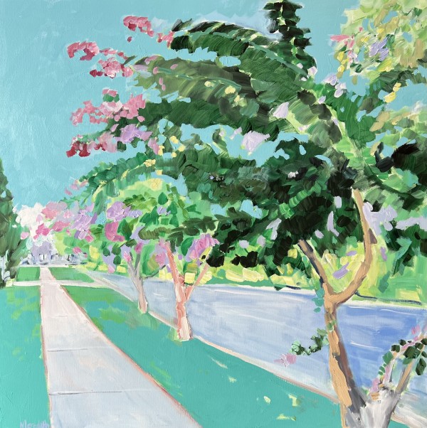 Flowering Trees of Number Seventy Two by Meredith Howse Art