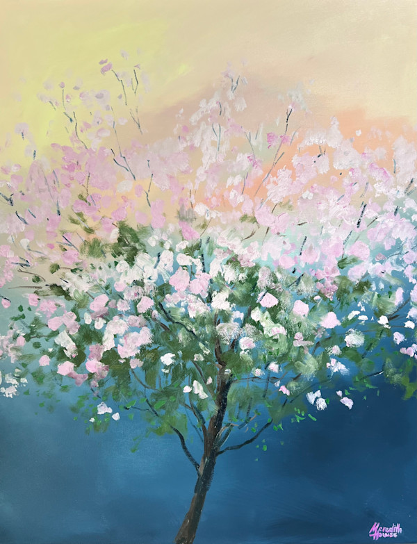 Illumination Brisbane Pink Trumpet Tree by Meredith Howse Art