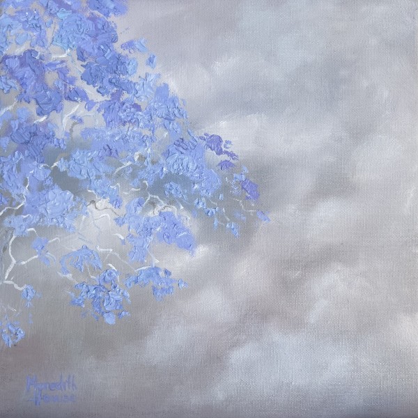 Illumination Jacaranda Flowers by Meredith Howse Art