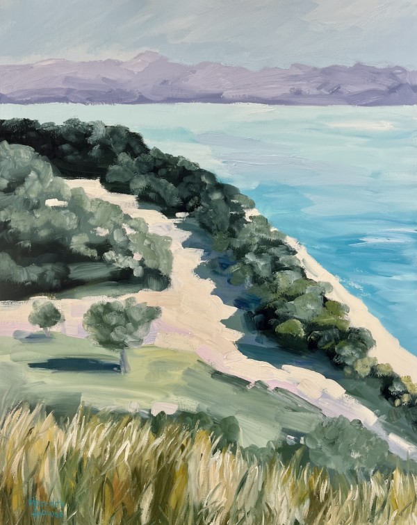 Looking over Noosa Heads by Meredith Howse Art
