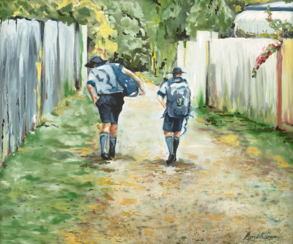 Shortcut to School by Meredith Howse Art
