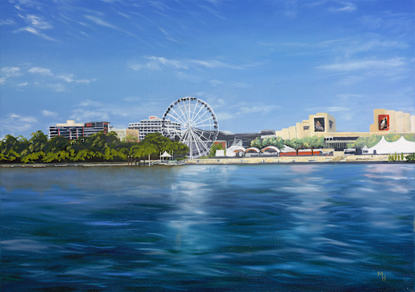 South Bank Brisbane by Meredith Howse Art, Image 1.