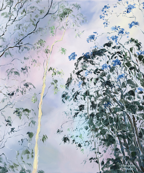 Illumination Trees of Ashgrove  (Print) by Meredith Howse Art, Image 1.