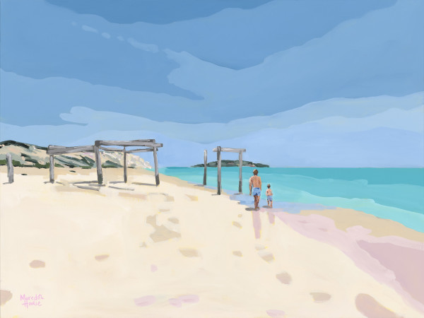 Beach Day at Hamelin Bay, Western Australia by Meredith Howse Art