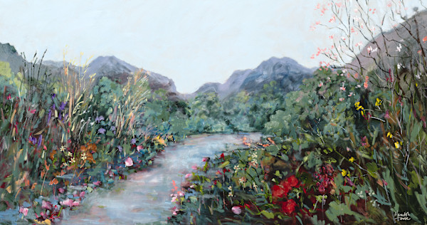 Landscape Vintage (Print) by Meredith Howse Art, Image 1.