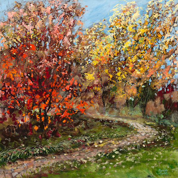 Hilltops Autumn by Meredith Howse Art