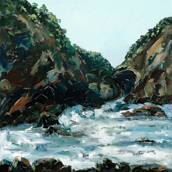 Seal Rocks Sea Cave (Print) by Meredith Howse Art, Image 1.