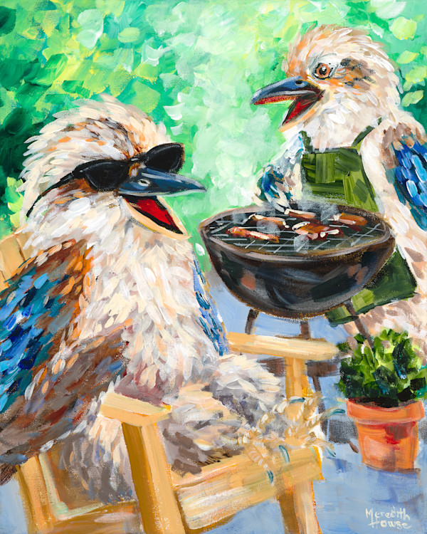 Kookaburras Day Off by Meredith Howse Art, Image 1.