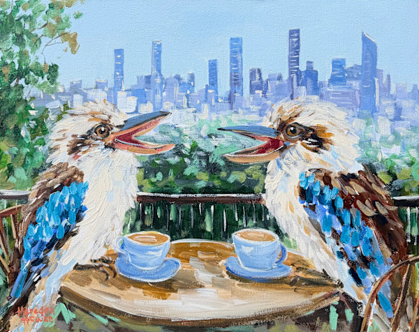 Mount Coot-tha Coffee by Meredith Howse Art, Image 1.