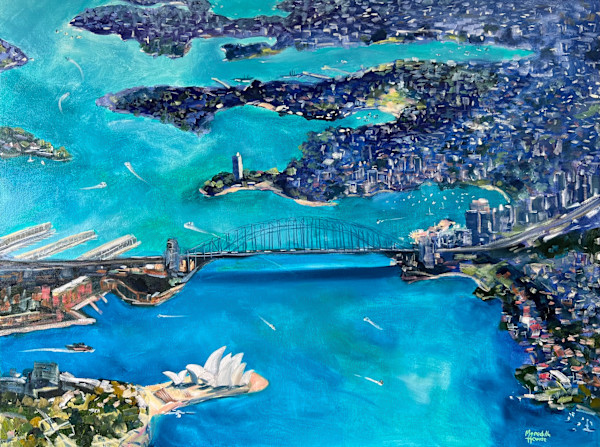 Sydney Harbour by Meredith Howse Art
