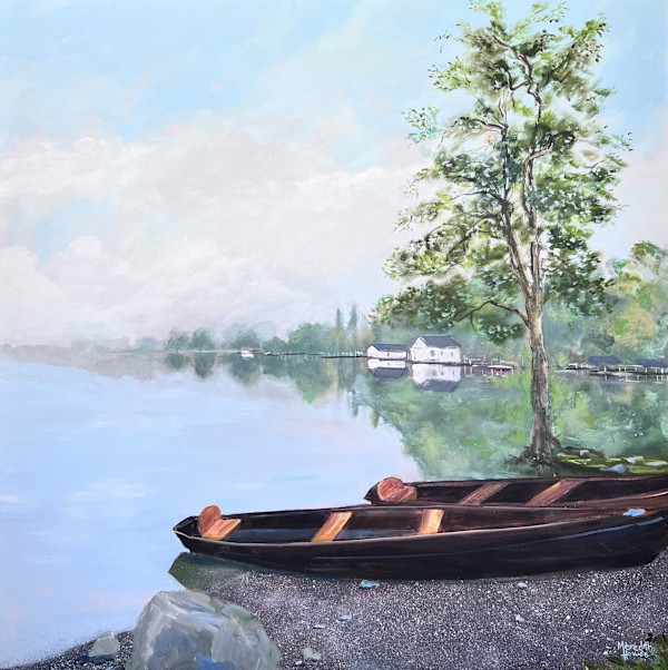 Windermere Boats by Meredith Howse Art