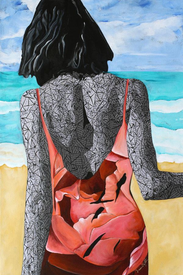 Calm Walk on the Beach by Susan Clifton