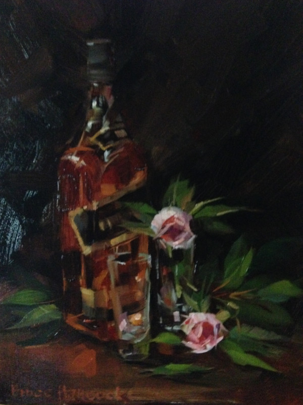 Black Label and Roses by Bruce Hancock