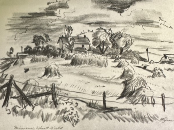 "Missouri Wheat Field" by Fred Shane, Image 1.