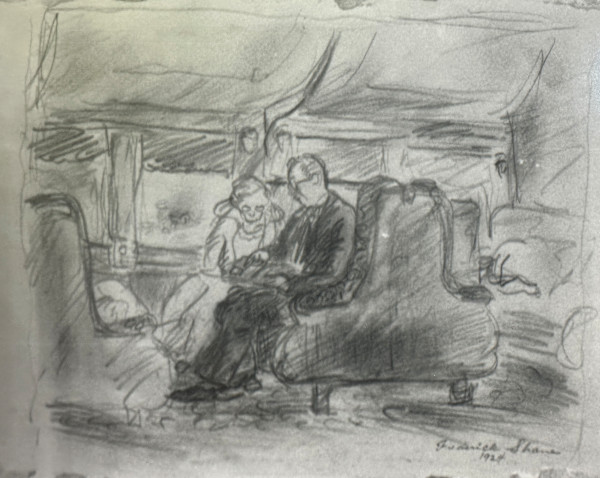 "Inside the Train" named by CLL by Fred Shane, Image 1.