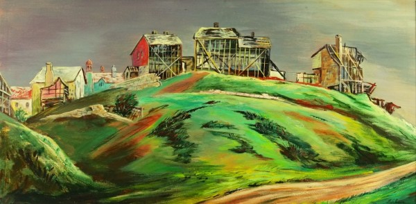 "Back View of a Movie Set, Los Angeles" by Fred Shane, Image 1.