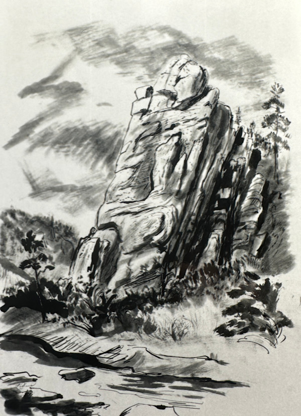 "Rock Mountain" named by CLL by Fred Shane, Image 1.