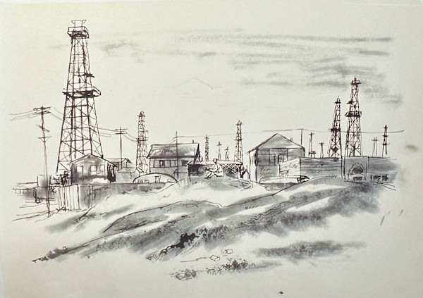 "Landscape with Power Lines" named by CLL by Fred Shane, Image 1.