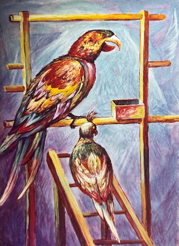 "Two Parrots" named by CLL by Fred Shane, Image 1.