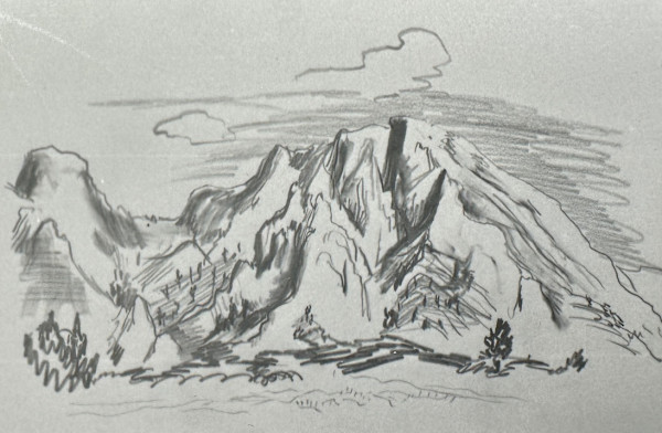 "Mountain Range" by Fred Shane, Image 1.